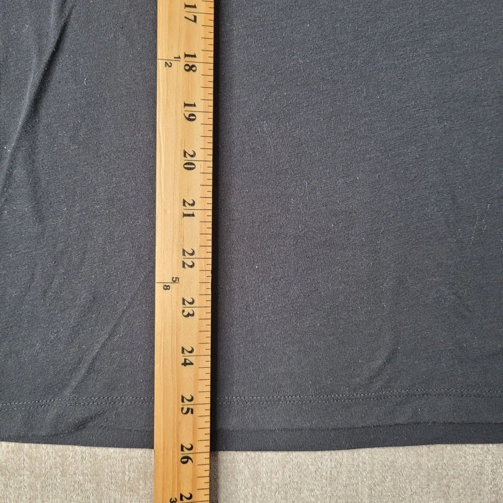 True Religion Mens Flipped Logo Long Sleeve T-Shirt Black Multi 203260 S